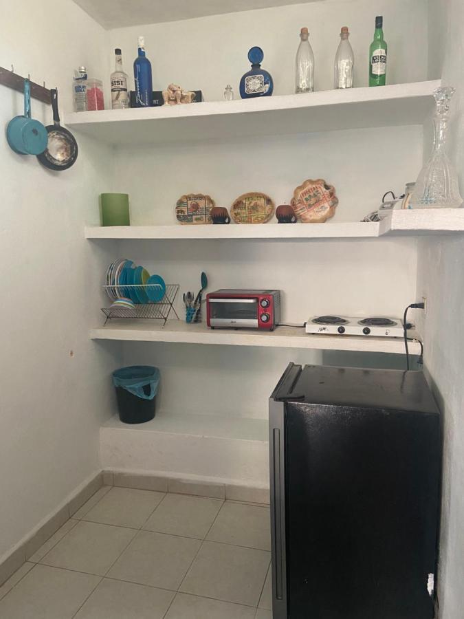 Departamento amueblado céntrico, muy confortable, accesible y con AA Bacalar Exterior foto