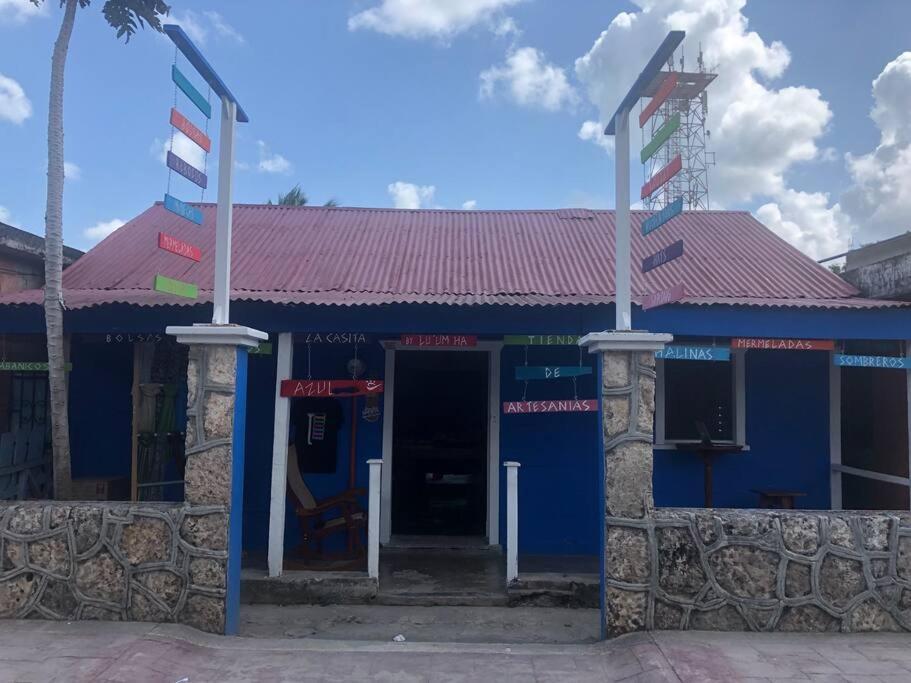 Departamento amueblado céntrico, muy confortable, accesible y con AA Bacalar Exterior foto